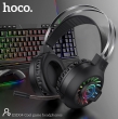 Проводные игровые наушники Hoco ESD04 Cool Game headphones черные