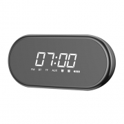 BASEUS Encok 4 in 1 Wireless Heavy Bass Stereo Alarm Clock Bluetooth Speaker E09 black