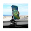 Автомобильный держатель для телефона Hoco HW8 gray 15W с беспроводной зарядкой