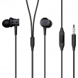 Наушники Xiaomi Mi In-Ear Headphones Piston Basic, черные, с пультом