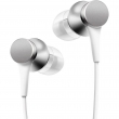 Наушники Xiaomi Mi In-Ear Headphones Piston Basic, серебро, с пультом