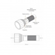 Ручной фонарь Xiaomi NexTool Nato Outdoor Glare черный