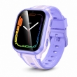 Детские смарт-часы Hoco Y108 4G с SIM-картой, GPS, видеозвонком и SOS-кнопкой, фиолетовые 
