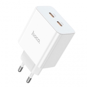 Hoco C108A Leader PD35W dual port (2c)charger white		