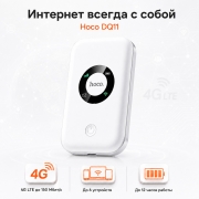 4G WiFi роутер Hoco DQ11 портативный LTE модем с SIM-картой