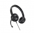 Наушники проводные накладные с микрофоном Hoco W112 Pure черный