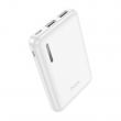 Внешний аккумулятор HOCO J115 Journey, Ultra Slim, 5000mAh белый 