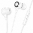 Проводные наушники для iPhone HOCO M116 Benevolent Lightning с микрофоном черные
