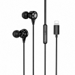 Проводные наушники для iPhone HOCO M116 Benevolent Lightning с микрофоном черные