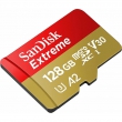 Карта памяти SanDisk Extreme microSDXC Class 10 UHS Class 3 V30 A2 160MB/s 128GB + SD adapter