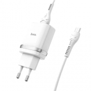 HOCO C12Q Smart QC3.0 charger set(Micro)(EU) white