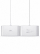 Разветвитель прикуривателя Hoco Z13 на 3 гнезда 2 USB с дисплеем
