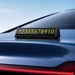 Парковочная табличка для автомобиля Hoco ZP131 на 2 номера телефона, скрываемая, черная