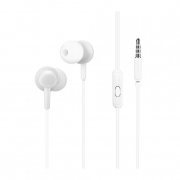 Наушники Hoco M14 Initial sound universal earphones белые