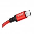 Кабель USB HOCO X14 Times speed USB - MicroUSB, 2А, 1 м, красно-черный