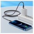 Кабель HOCO X14 Double speed PD charging data cable for iP 1 метр черный