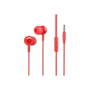 Наушники Hoco M14 Initial sound universal earphones красные