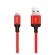Кабель USB HOCO X14 Times speed, USB - Lightning, 2 метра, красно-черный 