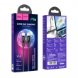 Кабель HOCO X14 Double speed PD charging data cable for iP 1 метр черный