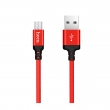 Кабель USB HOCO X14 Times speed USB - MicroUSB, 2А, 1 м, красно-черный