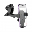Автомобильный держатель Hoco H19 Mighty one-button car holder черный