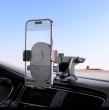 Автомобильный держатель Hoco H19 Mighty one-button car holder черный