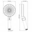 Душевая лейка Xiaomi Mijia Booster Hand Shower MJZYSCHS01DB белая