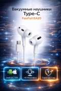 Наушники проводные вакуумные Type-C FaizFull EA20 с микрофоном