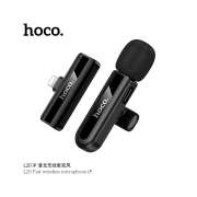 Беспроводной микрофон Hoco L20 Fair Wireless Microphone iP черный