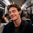 Беспроводная Bluetooth-гарнитура HOCO E201 ENC, моно наушник с микрофоном для телефона, черная