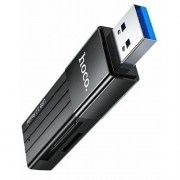Hoco HB20 Mindful 2-in-1card reader(USB3.0) black		