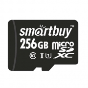 Карта памяти SmartBuy microSDXC Class 10 UHS-I U1 256GB + SD adapter