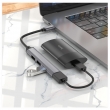 Хаб, разветвитель Hoco HB26 4 in 1 adapter(Type-C to USB3.0+USB2.0*3) gray