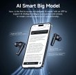 Беспроводные наушники Hoco EQ27 Fun ANC+ENC Smart Al Translator черные