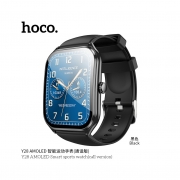 Умные часы Hoco Y28 AMOLED Smart sports watch(call version) черные