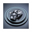 Мышь игровая бесшумная Hoco Dl43 Main gaming (1600 DPI) black 