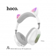  Наушники беспроводные с ушками Hoco ESD13 Scill cat ear белый