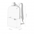 Рюкзак мужской Xiaomi Mi Casual Daypack 10 литров синий, влагоотталкивающий материал