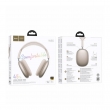 Наушники беспроводные полноразмерные Hoco W65 Happy BT, Bluetooth 5.4, star color, бежевый