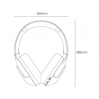 Наушники Xiaomi Haylou S30, ANC, Bluetooth 5.4, Hi-Res, шумоподавление, белые