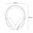 Наушники беспроводные HAYLOU S30 PRO с шумоподавлением ANC, Bluetooth 5.4, съемным микрофоном, черные