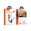 Держатель на шею Hoco K31 Campo magnetic neck-handing holder black gray
