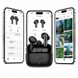 Беспроводные Bluetooth-наушники Hoco EQ32 Astute с микрофоном 2 в 1 черные