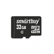 Карта памяти SmartBuy microSDHC Class 10 32GB + SD adapter