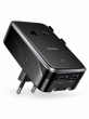 Универсальный адаптер для розеток Hoco AC35 Capaz дорожный, 2 Type-C, USB-A,