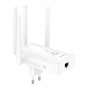 Усилитель сигнала, репитер, Wi-Fi ретранслятор HOCO HI35 белый  