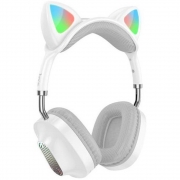  Наушники беспроводные с ушками Hoco ESD13 Scill cat ear белый