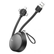 Кабель Baseus Waterdrop three-in-one scaling 3in1 USB - microUSB/USB Type-C/Lightning (CAMLT) 1.5 м