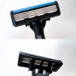 Набор для бритья Mijia Lemon Razor H600-6, пена, 4 кассеты, подставка, black