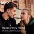 TWS-наушники HOCO EQ16 ANC с поддержкой Bluetooth 5.3 и активным шумоподавлением черные
